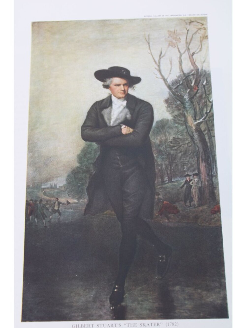 Gilbert Stuart Print The Skater Vintage 94700
